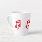 アットラブミュージック カフェラテマグ (左アングル)