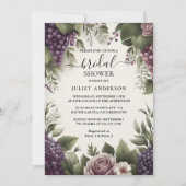 アットルーラルファームウッドシードアイビーヴィンヤードブライダルシャワー 招待状 (正面)