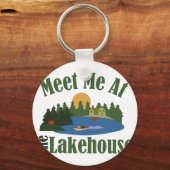 アットレイクハウス キーホルダー (正面)