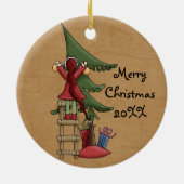 アット忙し・ノース・ポール・キープサケオーナメント セラミックオーナメント (裏面)