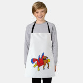 アット飛んでいるパイロット エプロン (着用した状態)