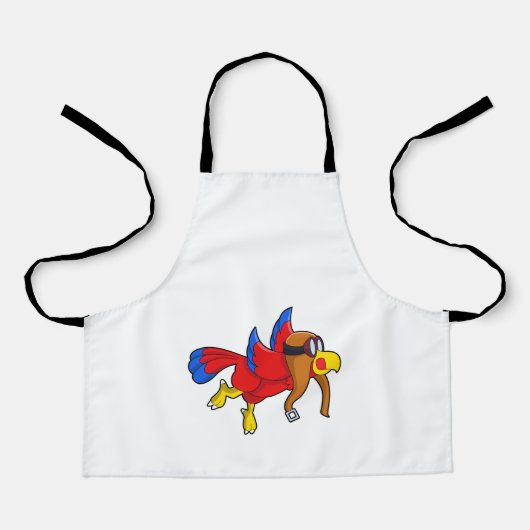 アット飛んでいるパイロット エプロン (正面)