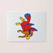 アット飛んでいるパイロット ジグソーパズル (横)