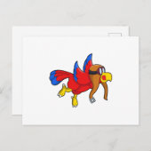 アット飛んでいるパイロット ポストカード (正面/裏面)