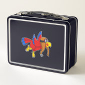 アット飛んでいるパイロット メタルランチボックス (裏面)