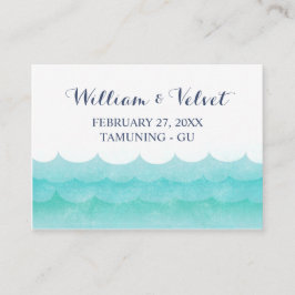 アット・シ航海のー結婚の座席表 プレイスカード