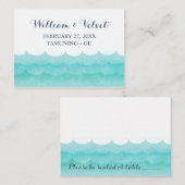 アット・シ航海のー結婚の座席表 プレイスカード (正面/裏面)