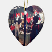 アッパーウエストサイドブティックバレンタインズデイニューヨーク セラミックオーナメント (左)