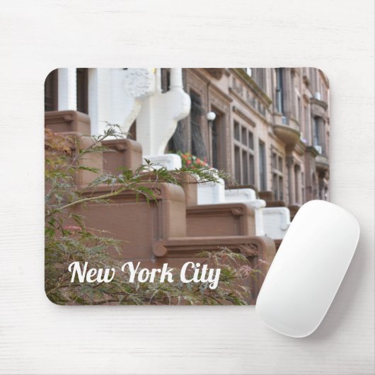 アッパーウエストサイドブラウンストーンズニューヨークシティNYC マウスパッド (マウス)