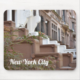 アッパーウエストサイドブラウンストーンズニューヨークシティNYC マウスパッド