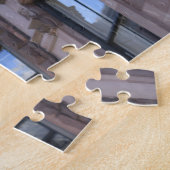 アッパーウエストサイドブラウンストーンマンハッタンニューヨーク ジグソーパズル (側面)