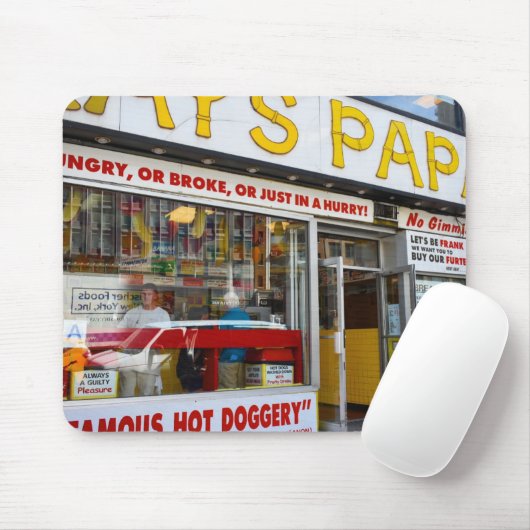 アッパーウエストサイドホットドッグショップニューヨークシティNYC マウスパッド (マウス)