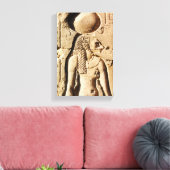 アッパーエジプトのセクメットライオネス女神 キャンバスプリント (インサイチュ (リビング))