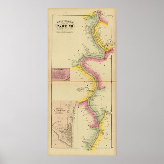 アッパーオハイオ川と谷3 ポスター (正面)