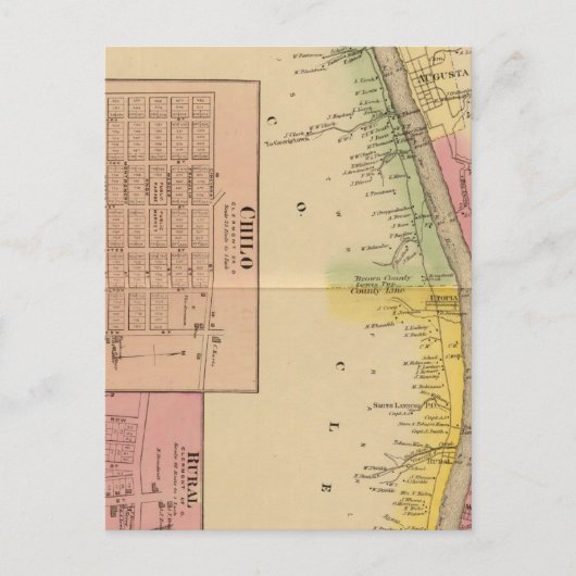 アッパーオハイオ川と谷4 ポストカード (正面)