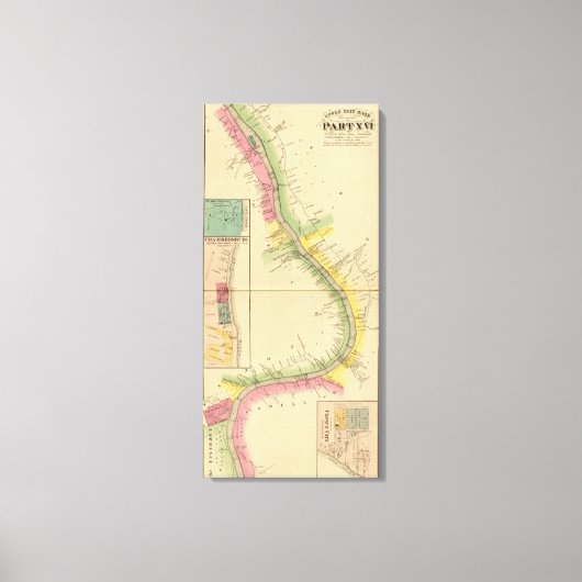 アッパーオハイオ川と谷5 キャンバスプリント (正面)