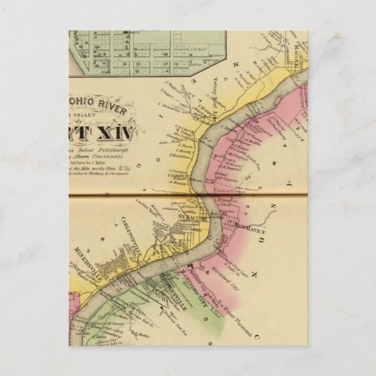 アッパーオハイオ川と谷8 ポストカード (正面)