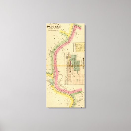 アッパーオハイオ川と谷9 キャンバスプリント (正面)