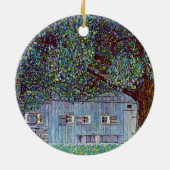 アッパーオーストリアのファームハウスバイグスタフクリムト セラミックオーナメント (裏面)