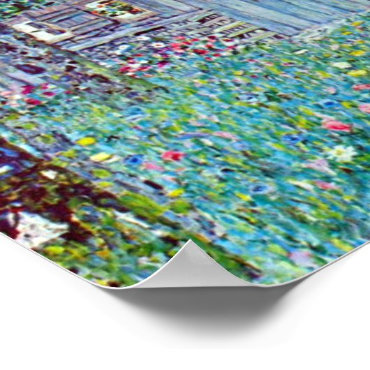 アッパーオーストリアのファームハウスバイグスタフクリムト ポスター (角)