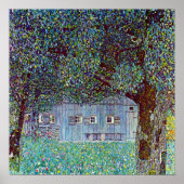 アッパーオーストリアのファームハウスバイグスタフクリムト ポスター (正面)