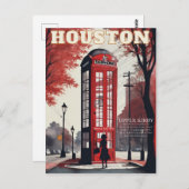 アッパーカービー、テキサス州ヒューストン ポストカード (正面/裏面)