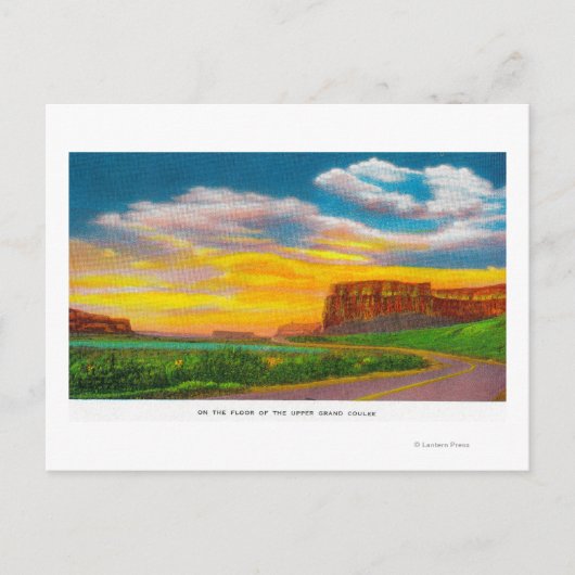 アッパーグランドクリー堰の床に ポストカード (正面)