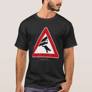 アッパータルエレファントタフィ浮動交通標識Wup Tシャツ