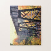 アッパーペニンシュラ列車トレスル ジグソーパズル (縦)