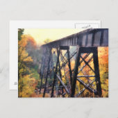 アッパーペニンシュラ列車トレスル ポストカード (正面/裏面)