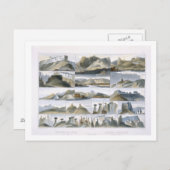 アッパーミズーリの注目すべき丘、プレート35 f ポストカード (正面/裏面)