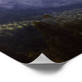 アッパーヨセミテ滝ヴィンテージカリフォルニア ポスター (角)