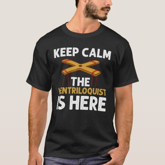 アッパー人形の腹話者人形劇の人形劇 Tシャツ (正面)