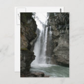 アッパー秋- Johnston Canyonはがき ポストカード (正面/裏面)