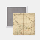 アッパー・カナダの州地図 マグネット (正面/裏面)