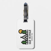 アッパー・ペンシルベニア州立公園 ラゲッジタグ (裏面縦)