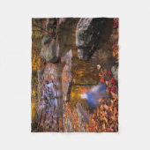 アッパー・ホワイトオーク秋、シェナンドア国立公園(VA) フリースブランケット (正面)