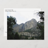 アッパー・ヨセミテ滝、ヨセミテ国立公園(CA) ポストカード (正面/裏面)