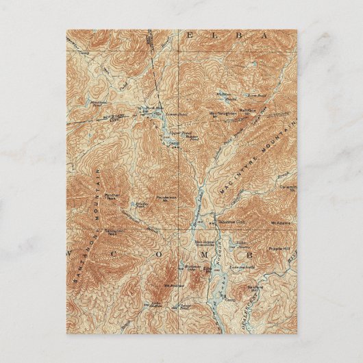 アッパー・ワークス、Tahawus Area、Adirondack High Peaks ポストカード (正面)