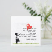 アップしな与えい勇気付けられる引用文メンタルヘルス カード (スタンド正面)