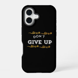 アップし与えない – はっきりした引用文デザイン iPhone 16ケース
