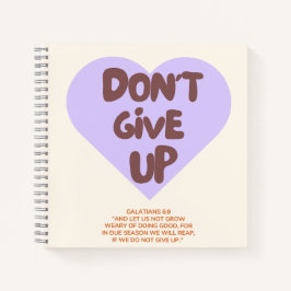 アップし与えない/ノート/クリスチャン/ ノートブック