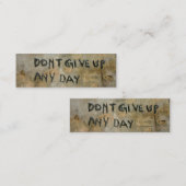 アップし与えなし – ブックマーク スキニー名刺 (正面/裏面)