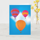 アップと遠くに カード (黄色い花)