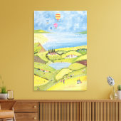 アップと遠くに キャンバスプリント (インサイチュ (リビング))