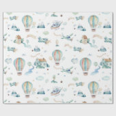 アップと遠くに ラッピングペーパー (フラット)