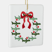 アップアップおよび遠くにリースオーナメント セラミックオーナメント (右)