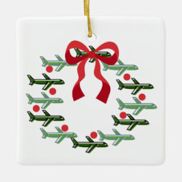 アップアップおよび遠くにリースオーナメント セラミックオーナメント