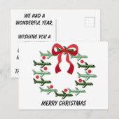 アップアップおよび遠くにリースホリデーポストカード ポストカード (正面/裏面)