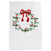 アップアップおよび遠くにリース抱き枕 ミディアムペーパーバッグ (裏面)